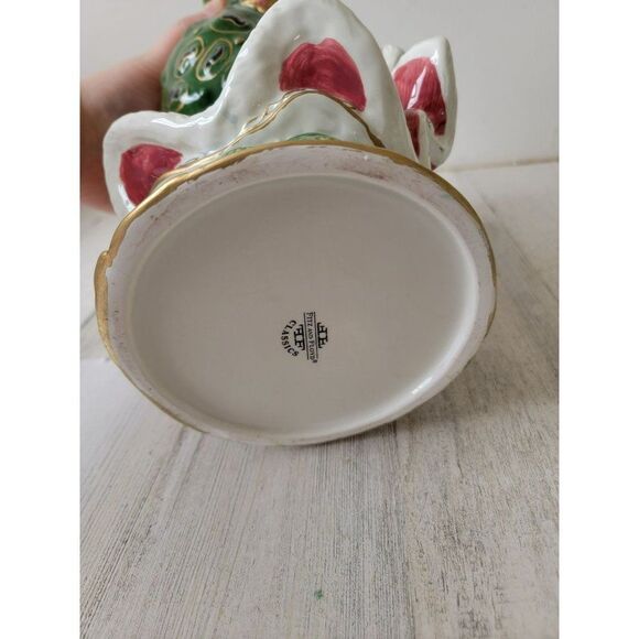 Fitz Floyd classics Florentine AS IS Santa Claus teapot collectible Xmas - Picture 13 of 15